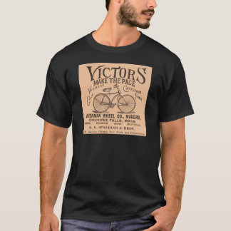 Vintage viktorianische Fahrrad-Anzeige T-Shirt