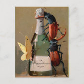 Vintage Viktorianische Fehler Weihnachten Postkart Postkarte (Vorderseite)