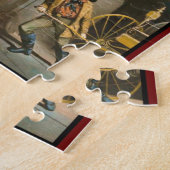 Vintage viktorianische Feuerwehrmänner Puzzle (Seite)