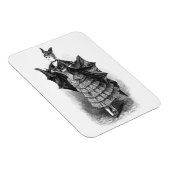 Vintage viktorianische Fledermaus Magnet (Rechte Seite)