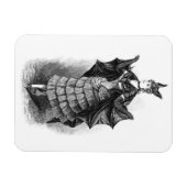 Vintage viktorianische Fledermaus Magnet (Horizontal)