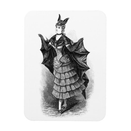 Vintage viktorianische Fledermaus Magnet (Vertikal)