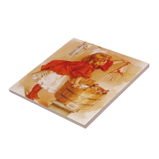 Vintage viktorianische fliese (Seite)