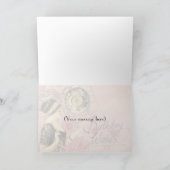 Vintage Viktorianische Frau glücklich Geburtstag Karte (Innenseite)