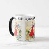 Vintage Viktorianische Frauen: Elegante Kunst Verwandlungstasse (Vorderseite Links)