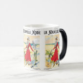 Vintage Viktorianische Frauen Verwandlungstasse (VorderseiteRechts)