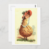 Vintage Viktorianische Gourd-Frau Postkarte (Vorne/Hinten)