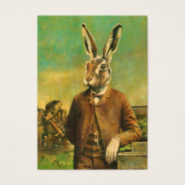 Vintage Viktorianische Hare ACEO Business Card