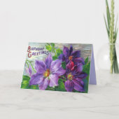 Vintage viktorianische karte (Vorderseite)