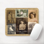 Vintage viktorianische Kindercollage Mousepad (Mit Mouse)