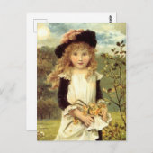 Vintage Viktorianische Kunst - Museo Cantonale d'A Postkarte (Vorne/Hinten)