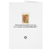 Vintage Viktorianische Kunst, Rose von Walter Cran (Hinten)