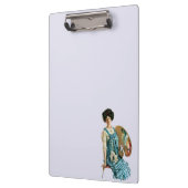 Vintage viktorianische Künstler-Dame Painter Klemmbrett (Links)