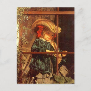 Vintage VIKTORIANISCHE Länge, um außerhalb von POS Postkarte