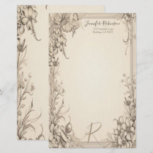 Vintage Viktorianische Look Stationierung Briefpapier