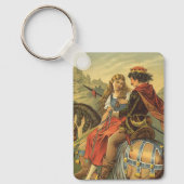Vintage Viktorianische Märchen, Bruder und Schwest Schlüsselanhänger (Vorderseite)