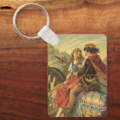 Vintage Viktorianische Märchen, Bruder und Schwest Schlüsselanhänger (Vorderseite)