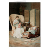 Vintage Viktorianische Mutter, Kindermütter Tag (Vorne)