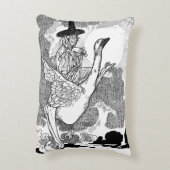 Vintage Viktorianische Muttergoose von Charles Rob Dekokissen (Rückseite(Vertikal))