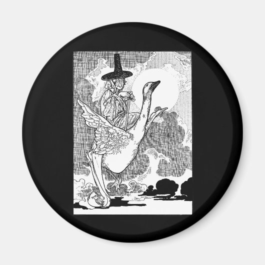 Vintage Viktorianische Muttergoose von Charles Rob Magnet (Vorne)