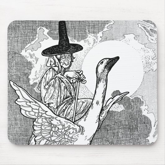 Vintage Viktorianische Muttergoose von Charles Rob Mousepad (Vorne)
