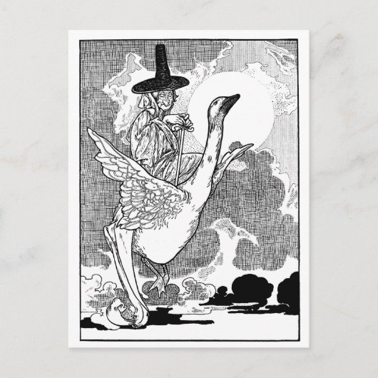 Vintage Viktorianische Muttergoose von Charles Rob Postkarte (Vorderseite)