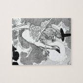 Vintage Viktorianische Muttergoose von Charles Rob Puzzle (Horizontal)