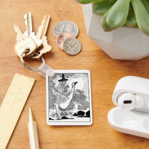 Vintage Viktorianische Muttergoose von Charles Rob Schlüsselanhänger