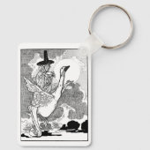 Vintage Viktorianische Muttergoose von Charles Rob Schlüsselanhänger (Rückseite)