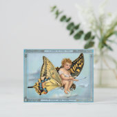 Vintage Viktorianische neue Jahre Postkarte (Stehend Vorderseite)