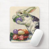 Vintage Viktorianische Ostereier - Hase- und Oster Mousepad (Mit Mouse)