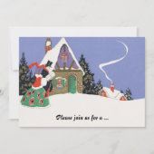 Vintage Viktorianische Party Einladung (Vorderseite)