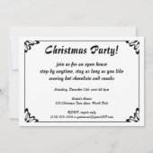 Vintage Viktorianische Party Einladung (Rückseite)