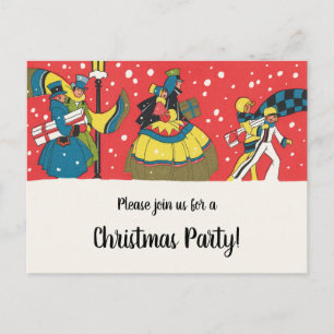 Vintage Viktorianische Party Einladung Postkarte