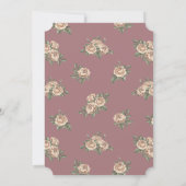 Vintage Viktorianische Pawty Animals Girl Geburtst Einladung (Rückseite)