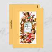 Vintage Viktorianische Postkarte (Vorne/Hinten)