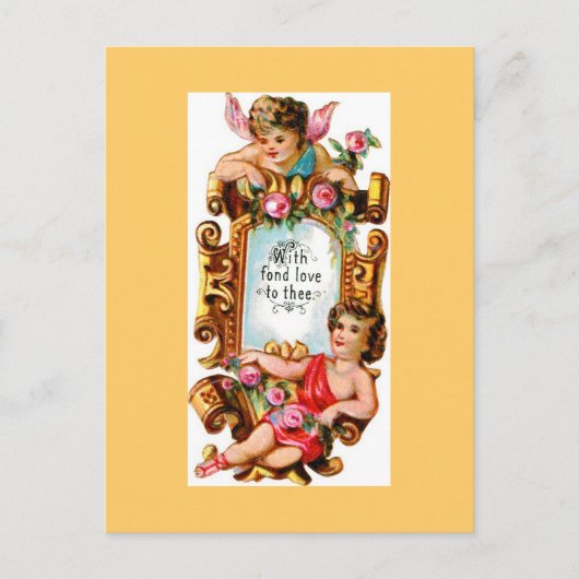 Vintage Viktorianische Postkarte (Vorderseite)