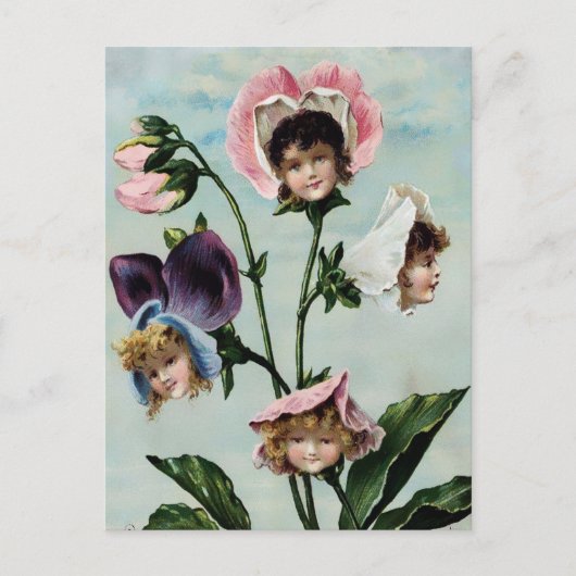 Vintage Viktorianische Postkarte (Vorderseite)