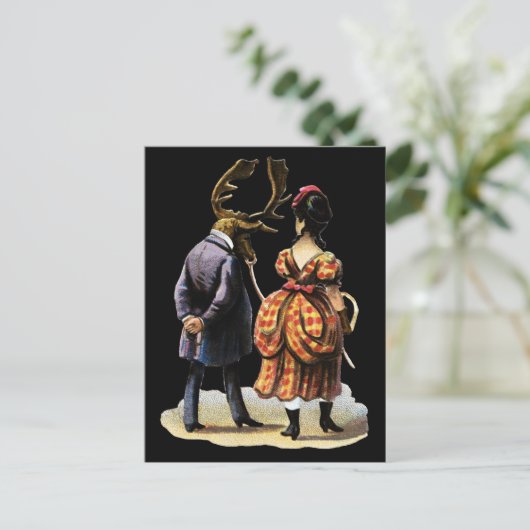 Vintage Viktorianische Postkarte (Stehend Vorderseite)