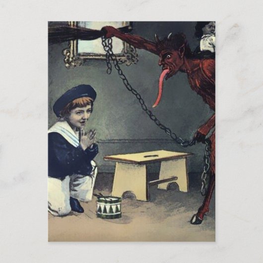 Vintage Viktorianische Postkarte (Vorderseite)