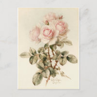Vintage Viktorianische romantische Rose