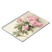 Vintage viktorianische romantische Rosen Notizblock (Linke Seite)