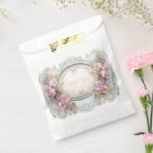 Vintage Viktorianische Rosa Rosen Geschenktütchen (Versiegelt)