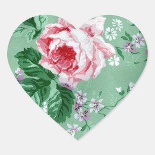 Vintage Viktorianische Rose Wallpaper Sticker