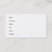 Vintage Viktorianische Rote Rosen Visitenkarte (Rückseite)