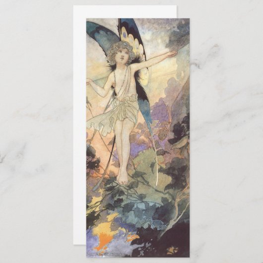 Vintage Viktorianische Schmetterlingsfliege von Ro (Vorne/Hinten)