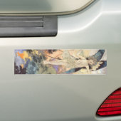 Vintage Viktorianische Schmetterlingsfliege von Ro Autoaufkleber (Auf Auto)