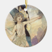 Vintage Viktorianische Schmetterlingsfliege von Ro Keramikornament (Vorne)