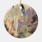 Vintage Viktorianische Schmetterlingsfliege von Ro Keramikornament (Hinten)