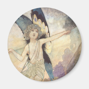 Vintage Viktorianische Schmetterlingsfliege von Ro Magnet